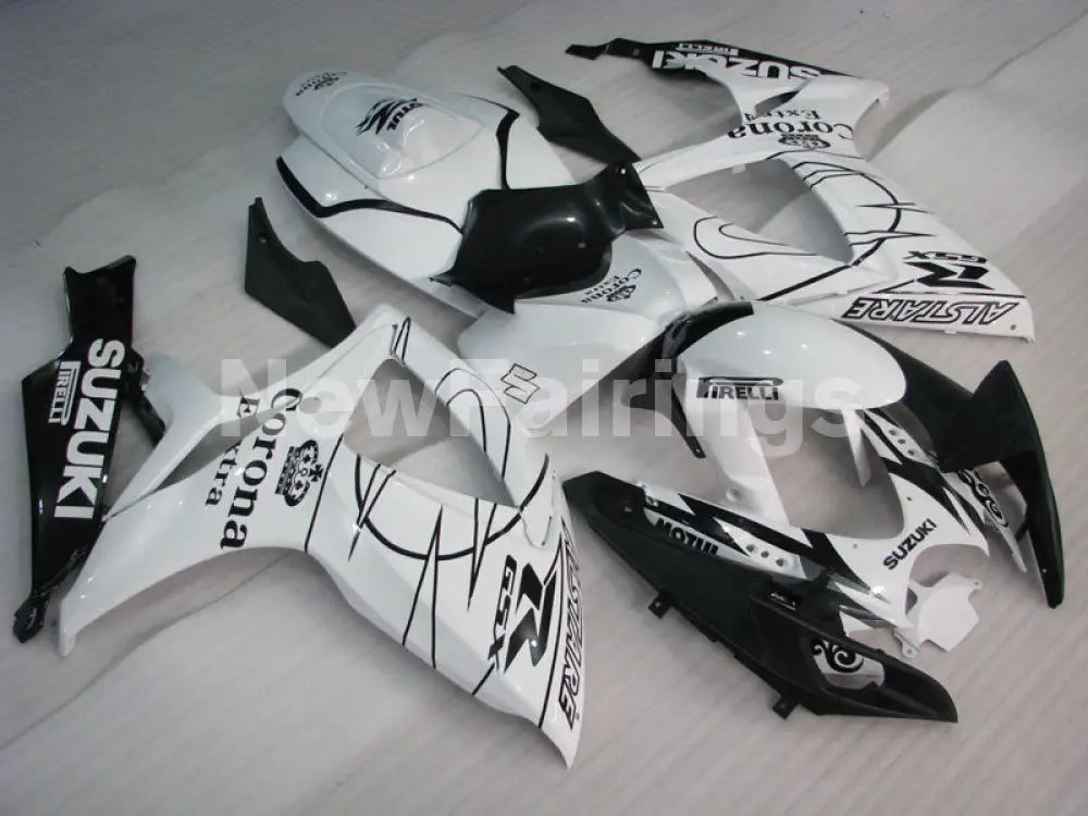 White Black Corona - GSX-R750 06-07 Fairing Kit Vehicles &