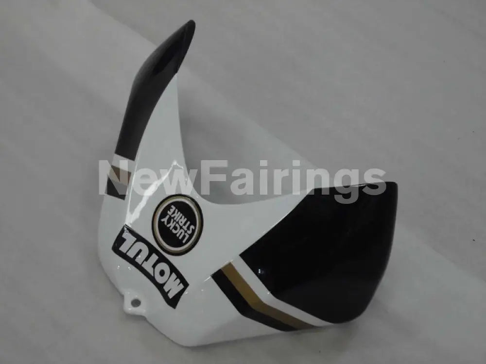 White and Black Lucky Strike - GSX-R600 06-07 Fairing Kit -