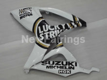 Charger l&#39;image dans la galerie, White and Black Lucky Strike - GSX-R600 06-07 Fairing Kit -