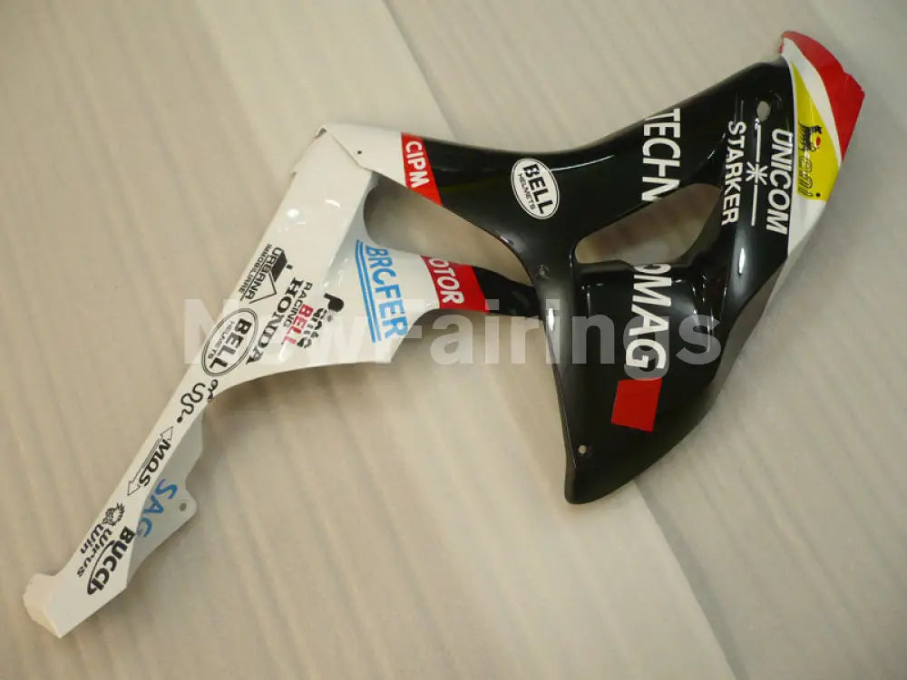 White Black and Red TECHNOMAG - CBR1000RR 06-07 Fairing Kit