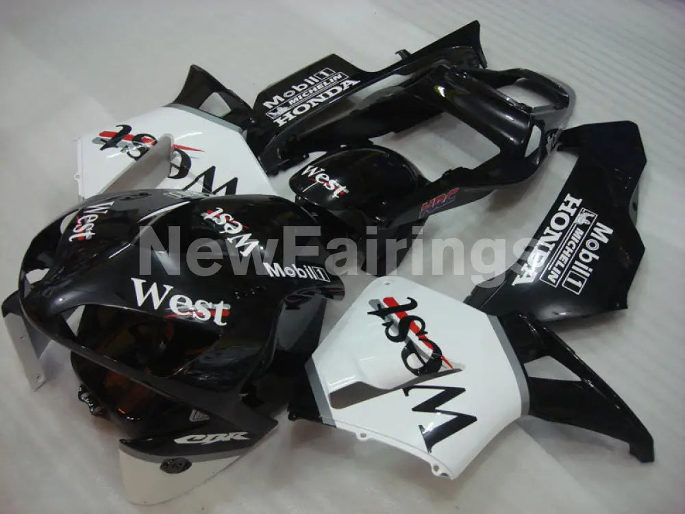 White and Black West - CBR600RR 03-04 Fairing Kit - Vehicles