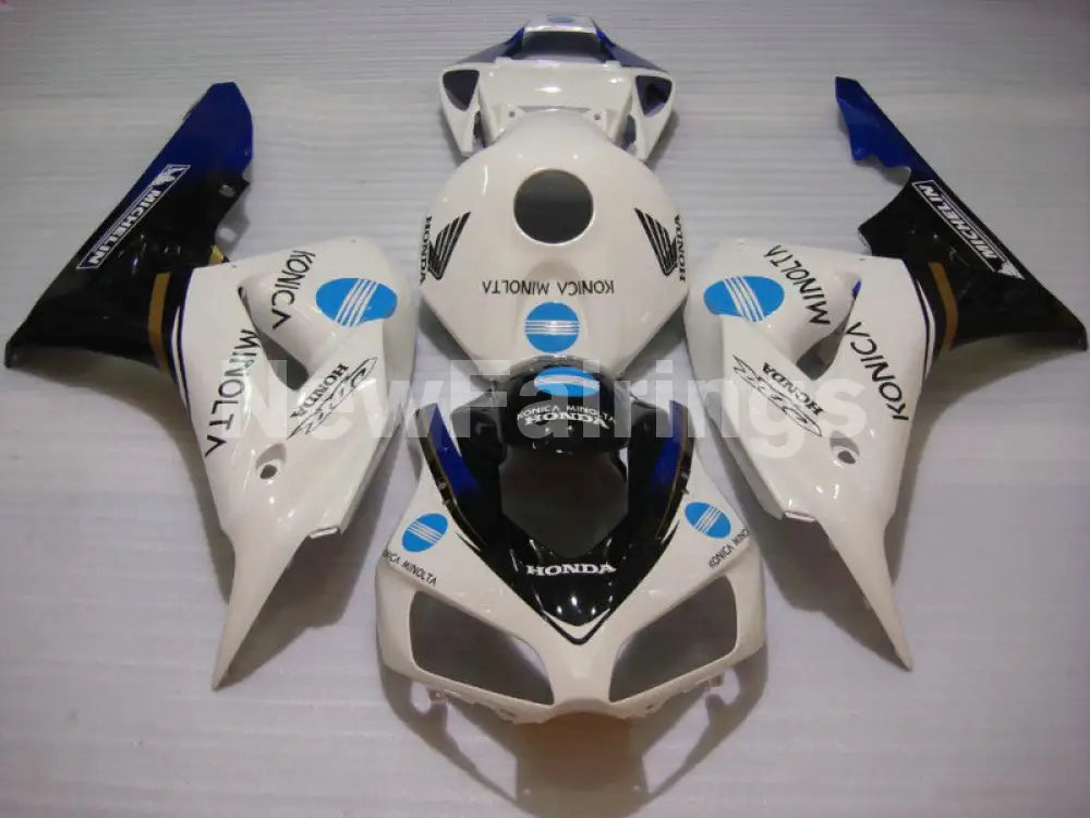 White and Blue Black Konica Minolta - CBR1000RR 06-07