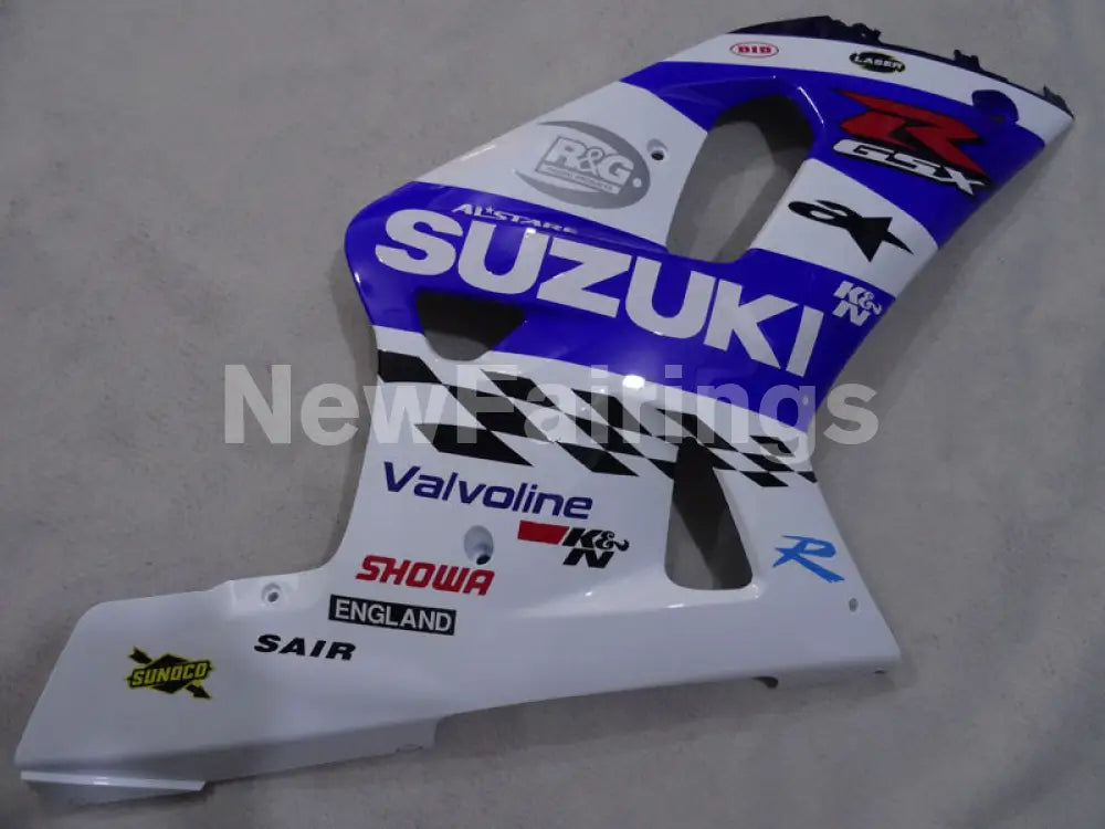 White and Blue Black MOTUL - GSX-R600 01-03 Fairing Kit -