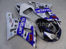 Charger l&#39;image dans la galerie, White and Blue Black MOTUL - GSX-R600 01-03 Fairing Kit -