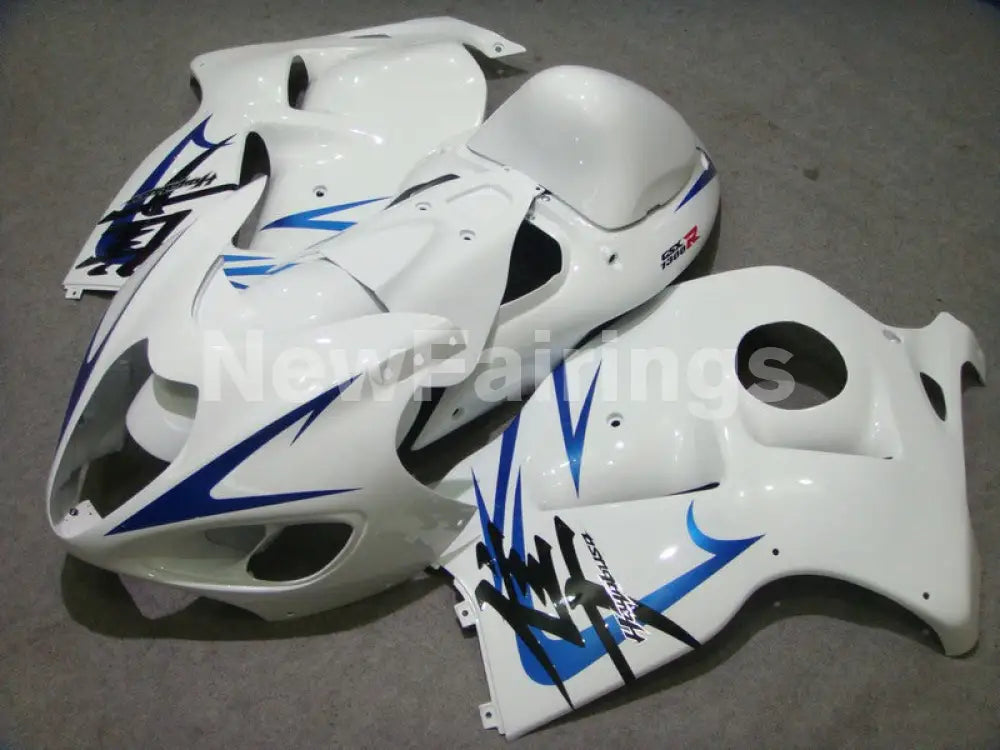 White and Blue Factory Style - GSX1300R Hayabusa 99-07