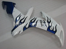 Charger l&#39;image dans la galerie, White and Blue Flame - YZF-R1 04-06 Fairing Kit - Vehicles