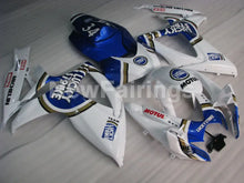 Charger l&#39;image dans la galerie, White and Blue Lucky Strike - GSX-R600 06-07 Fairing Kit -