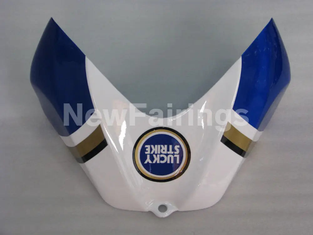 White and Blue Lucky Strike - GSX-R750 06-07 Fairing Kit