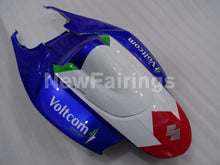 Charger l&#39;image dans la galerie, White and Blue Red MOTOREX - GSX-R750 06-07 Fairing Kit