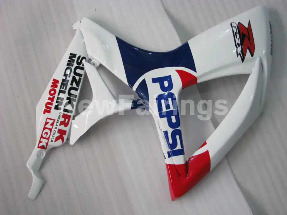 White and Blue Red PEPSI - GSX-R600 06-07 Fairing Kit