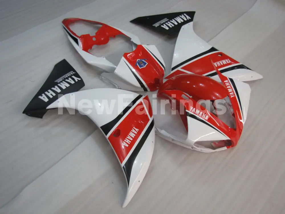 White Red Black Factory Style - YZF-R1 12-14 Fairing Kit