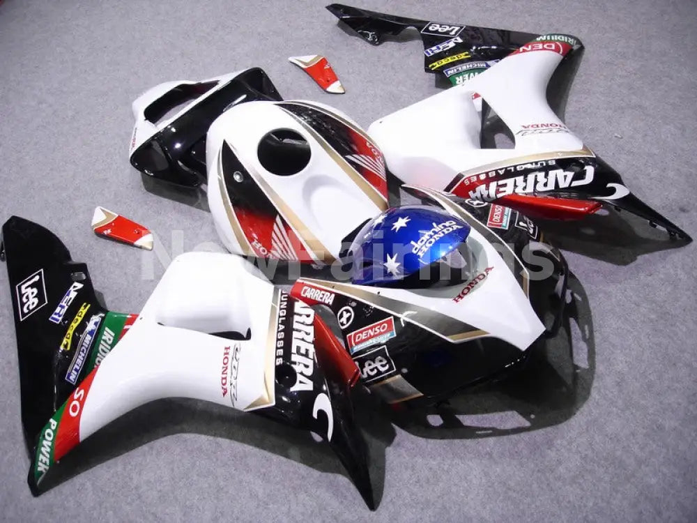 White Red and Black Lee - CBR1000RR 06-07 Fairing Kit -