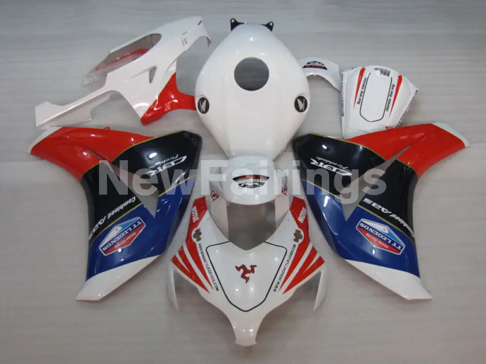 White and Red Blue MOTUL - CBR1000RR 08-11 Fairing Kit -