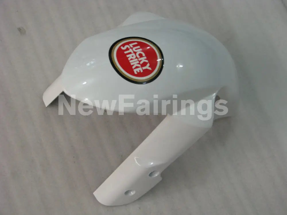 White and Red Lucky Strike - GSX - R1000 05 - 06 Fairing