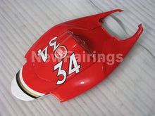 Charger l&#39;image dans la galerie, White and Red Lucky Strike - GSX-R600 06-07 Fairing Kit -