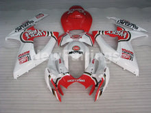 Charger l&#39;image dans la galerie, White and Red Lucky Strike - GSX-R600 06-07 Fairing Kit -