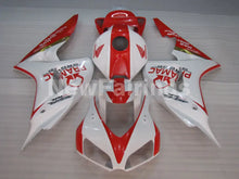 Charger l&#39;image dans la galerie, White and Red PRAMAC - CBR1000RR 06-07 Fairing Kit -