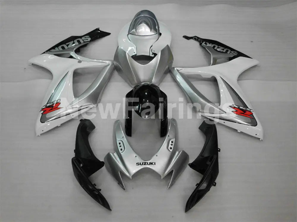 White and Silver Black Factory Style - GSX-R750 06-07