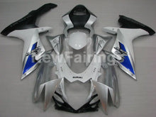 Charger l&#39;image dans la galerie, White and Silver Blue Factory Style - GSX-R600 11-24