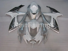 Charger l&#39;image dans la galerie, White Silver Factory Style - GSX-R750 06-07 Fairing Kit