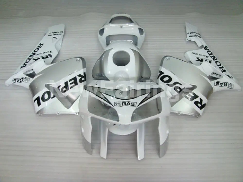 White and Silver Repsol - CBR600RR 05-06 Fairing Kit -