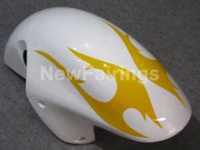 Charger l&#39;image dans la galerie, White and Yellow Flame - GSX1300R Hayabusa 08-20 Fairing