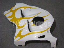 Charger l&#39;image dans la galerie, White and Yellow Flame - GSX1300R Hayabusa 08-20 Fairing