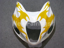 Charger l&#39;image dans la galerie, White and Yellow Flame - GSX1300R Hayabusa 08-20 Fairing