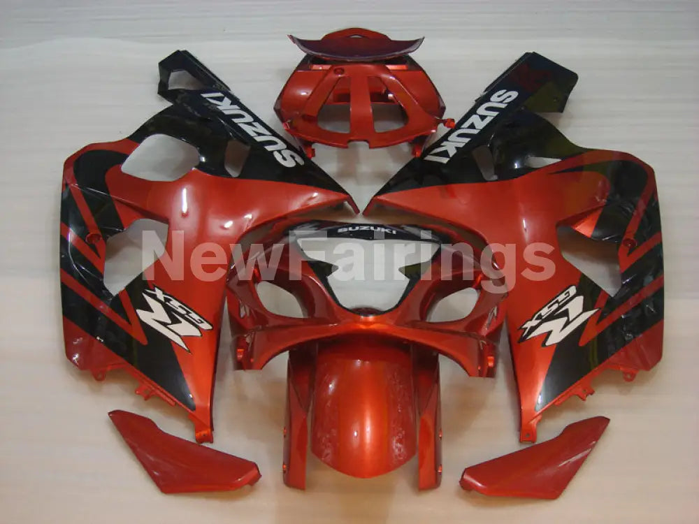 Wine Red and Black Factory Style - GSX-R750 04-05 Fairing