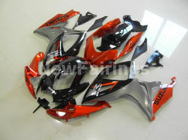 Wine Red and Silver Black Factory Style - GSX-R600 08-10 Fairing Kit