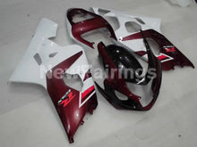 Charger l&#39;image dans la galerie, Wine Red and White Factory Style - GSX-R750 04-05 Fairing