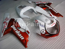 Charger l&#39;image dans la galerie, Wine Red and White Jordan - GSX-R600 01-03 Fairing Kit -