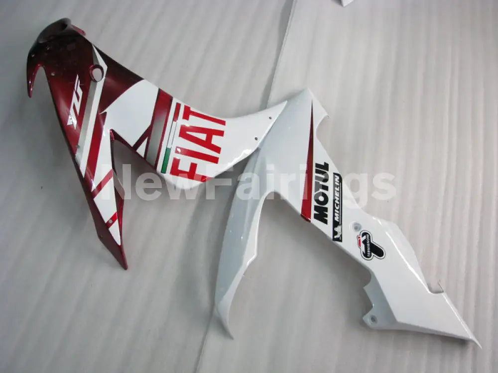 Wine Red and White FIAT - YZF-R1 04-06 Fairing Kit