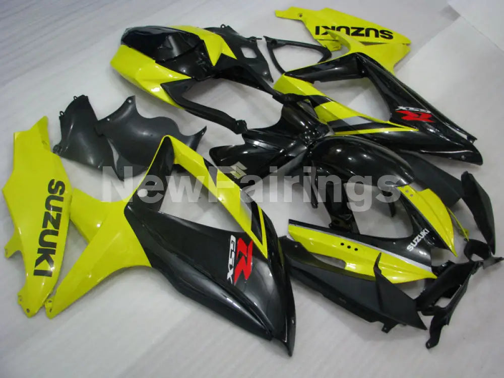 Yellow and Black Factory Style - GSX-R600 08-10 Fairing Kit