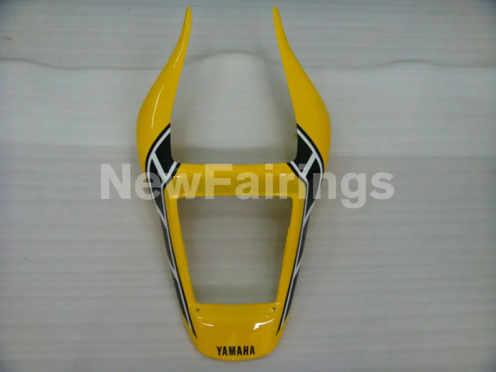 Yellow and Black White Factory Style - YZF-R6 98-02 Fairing Kit Vehicles & Parts > Vehicle Parts & Accessories > Motor