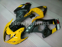 Charger l&#39;image dans la galerie, Yellow and Grey Factory Style - GSX-R600 04-05 Fairing Kit -