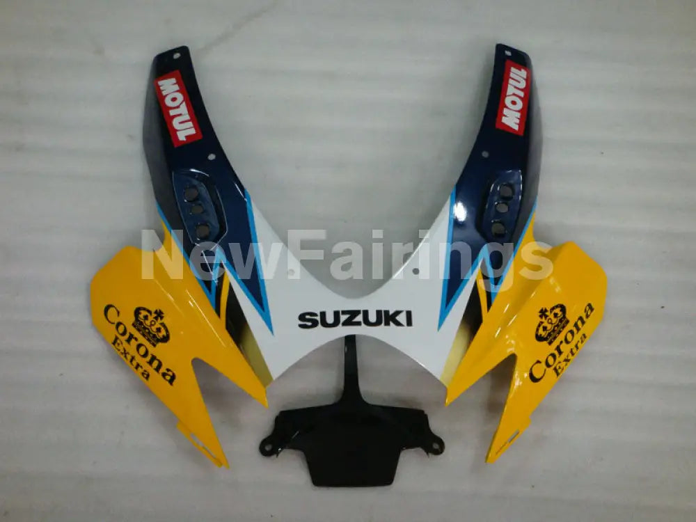 Yellow Blue and White Corona - GSX-R600 06-07 Fairing Kit -