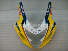 Charger l&#39;image dans la galerie, Yellow and Blue Corona - GSX-R600 04-05 Fairing Kit -